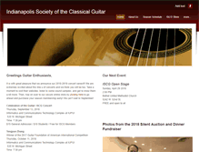 Tablet Screenshot of indianaguitar.org